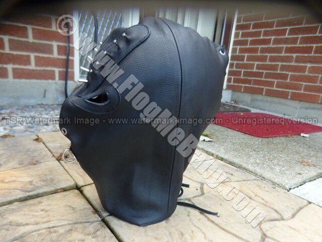 LEATHER PADDED MASK