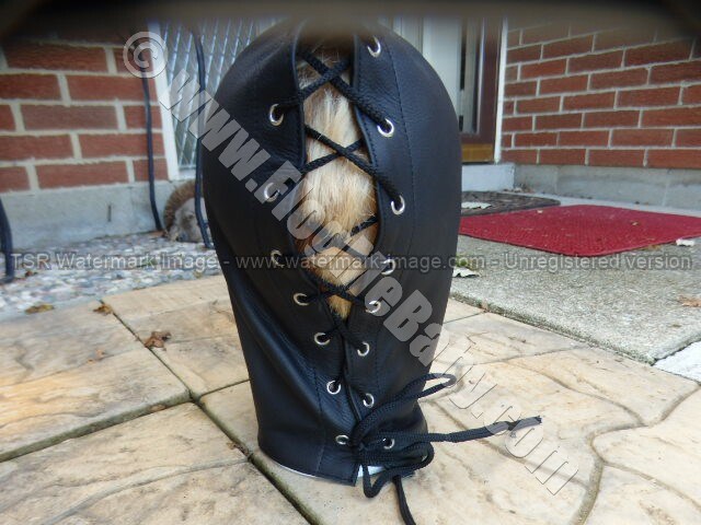 LEATHER PADDED MASK
