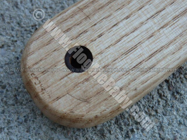 DOUBLE TROUBLE Brown Leather Slapper