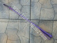 PURPLE LEATHER RIDING CROP