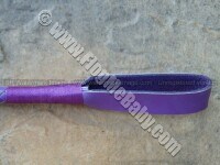 PURPLE LEATHER RIDING CROP